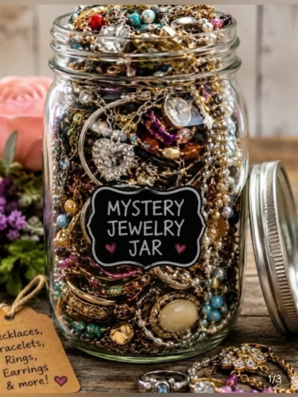 Mystery Jewelry Mason Jar – Sneak Peek Treasure Hunt!